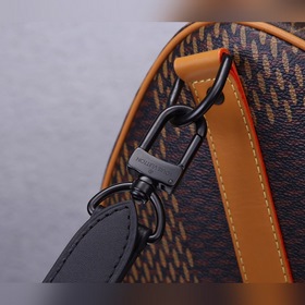 LV Keepall Bandoulière 50 дорожная сумка с металлической фурнитур