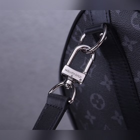 LV Keepall Bandoulière 50 дорожная сумка с металлической фурнитур