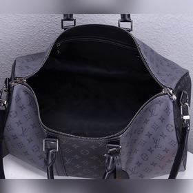 LV Keepall Bandoulière 50 дорожная сумка с металлической фурнитур