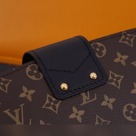 LV Trunk Clutch Сумка Модель： M43596 Мягкая ткань Monogram и Mon