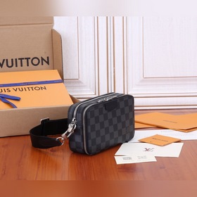 LV Сумка Alpha Wearable из цельнометаллической фурнитуры Модель： 