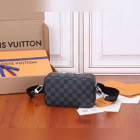 LV Сумка Alpha Wearable из цельнометаллической фурнитуры Модель： 