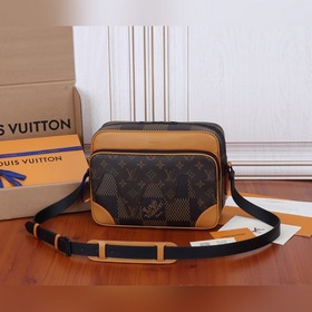 LV Сумка через плечо Nil из цельностального металла Модель： N4035