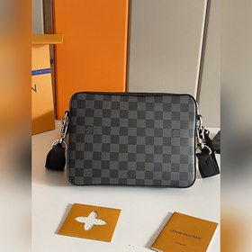 Почтовая сумка LV rio, модель N58040, черный с принтом  Эта сумк