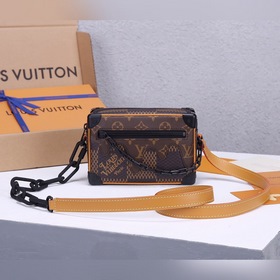 LV Mini Soft Trunk сумка с цепочкой Модель： N60394 Яркий узор Da