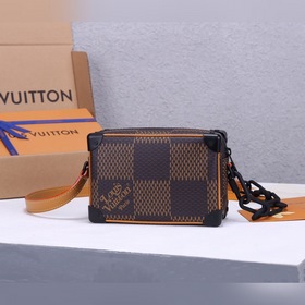LV Mini Soft Trunk сумка с цепочкой Модель： N60394 Яркий узор Da