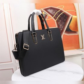 LV портфель Модель： 7886-1  Импортная кожа с характерными линиям