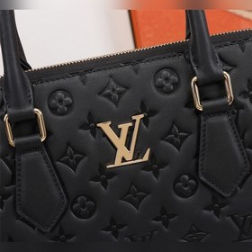 LV Ручная сумка для документов из кожи бычка с двойной молнией, и