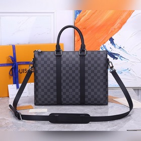 Мужской портфель LV Louis Vuitton  Модель： N24  Высококачестве