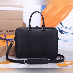 Мужской портфель LV Модель： 30639 Итальянская кожа первого слоя