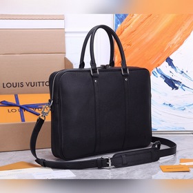 Мужской портфель LV Модель： 30639 Итальянская кожа первого слоя