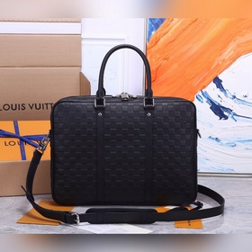 Мужской портфель LV Модель： 41478 Итальянская кожа первого слоя