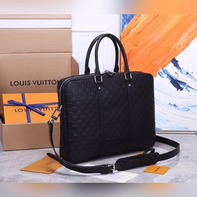 Мужской портфель LV Модель： 41478 Итальянская кожа первого слоя
