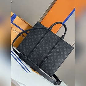 LV Сумка-портфель Sac Plat Horizontal Zippé Изготовлена из ткани