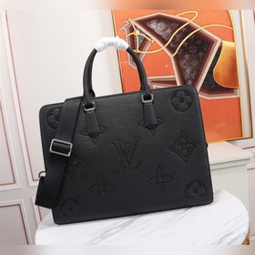 LV Импортный высококачественный портфель из кожи + сумка через пл