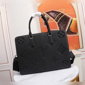 LV Импортный высококачественный портфель из кожи + сумка через пл