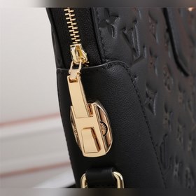 LV Ручная сумка для документов из кожи бычка с двойной молнией, и