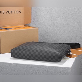LV Портфель Porte-Documents Jour Модель： N48260 Изготовлен из ле