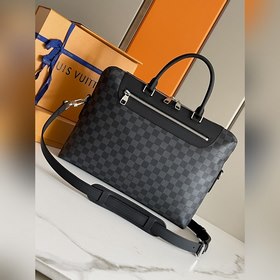LV модель N48260 Porte-Documents Jour Изготовлен из кожи Damier I