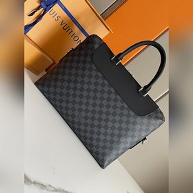 LV модель N48260 Porte-Documents Jour Изготовлен из кожи Damier I