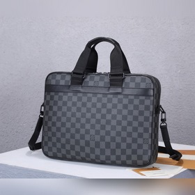 LV Utility портфель Модель： N40278 Сумка из ткани Damier Graphite