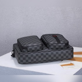 LV Utility портфель Модель： N40278 Сумка из ткани Damier Graphite