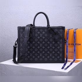LV Soft Trunk портфель Модель： M44952 Прямоугольная форма из ткан
