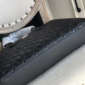 LV Ручная сумка для документов из кожи бычка с двойной молнией, и