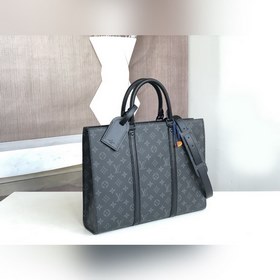 LV SAC PLAT HORIZONTAL ZIPPé портфель, модель M45265, черный с цв