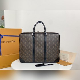 LV Porte-Documents Voyage портфель, модель M40225, старинный Пор