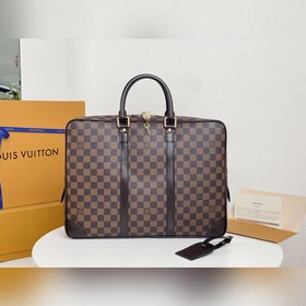 LV Porte-Documents Voyage портфель, модель N41124, коричневый По