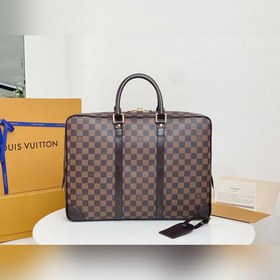 LV Porte-Documents Voyage портфель, модель N41124, коричневый По