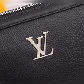 LV Серебристая сумка для повседневного использования с металличес