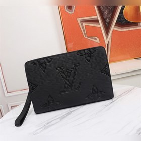 LV Кодный замок Импортная мужская сумка с кожаным узором Модель：