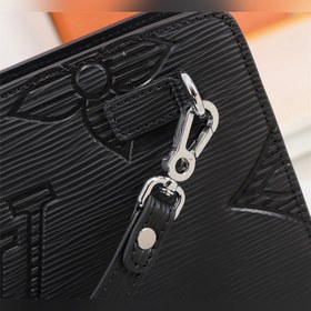 LV Кодный замок Импортная мужская сумка с кожаным узором Модель： 