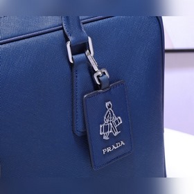 PRADA Модель： P8018 Мужской портфель Оригинальная кожа с кресто