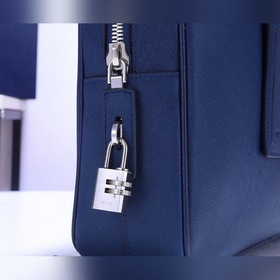 PRADA Модель： P8018 Мужской портфель Оригинальная кожа с кресто