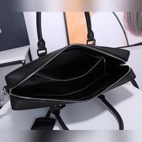 Портфель Prada с новым логотипом Итальянская кожа Saffiano с кре