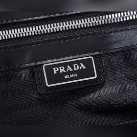 PRADA Модель： 0891 Мужской портфель Оригинальная кожа с кресто