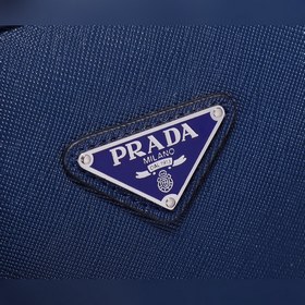 PRADA Модель： 0891 Мужской портфель Оригинальная кожа с кресто