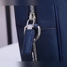 PRADA Модель： 0891 Мужской портфель Оригинальная кожа с кресто