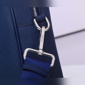 PRADA Модель： 0891 Мужской портфель Оригинальная кожа с кресто