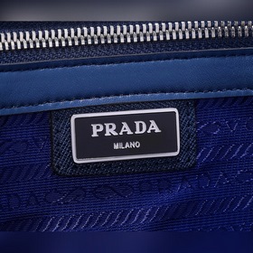 PRADA Модель： 0891 Мужской портфель Оригинальная кожа с кресто