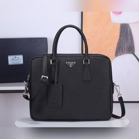 Prada портфель, модель 0891-1 Итальянский импортный материал Saff