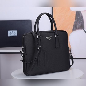 Prada портфель, модель 0891-1 Итальянский импортный материал Saff