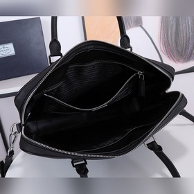 Prada портфель, модель 0891-1 Итальянский импортный материал Saff