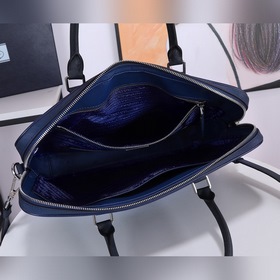 Prada портфель, модель 0891-1 Итальянский импортный материал Saff