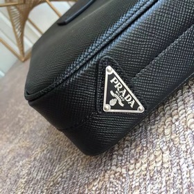 Мужской портфель Prada, модель 2VE363  Итальянская кожа с кресто