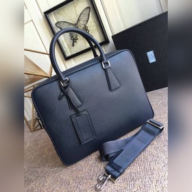 Мужская сумка Prada, модель 2VE363  Итальянская кожа с крестообр