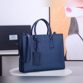 PRADA Модель： 2VG011 Мужской портфель Оригинальная кожа с кресто